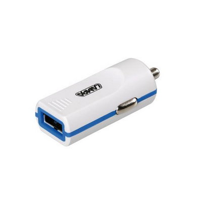 12/24 Volt - USB Adapter Slimline, weiß, 2,4 Ampere