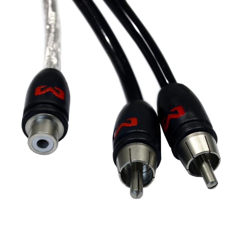 AMPIRE Audio Y-Kabel 30cm, 2 Stecker - 1 Buchse