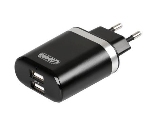 Netzteil 2 USB - 3100 mA/230 Volt - FAST CHARGE